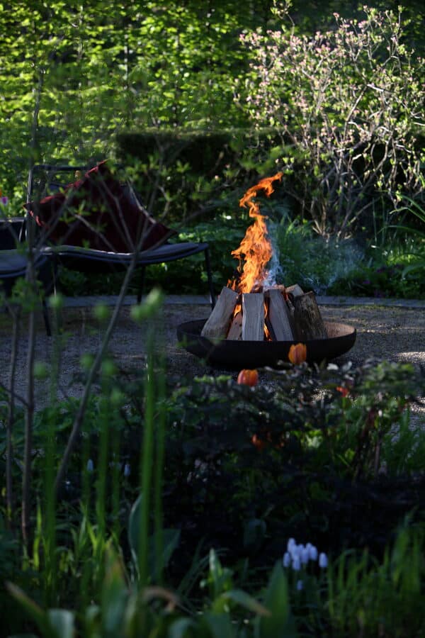 Uguns trauks no rūsināta tērauda (corten steel) D100cm