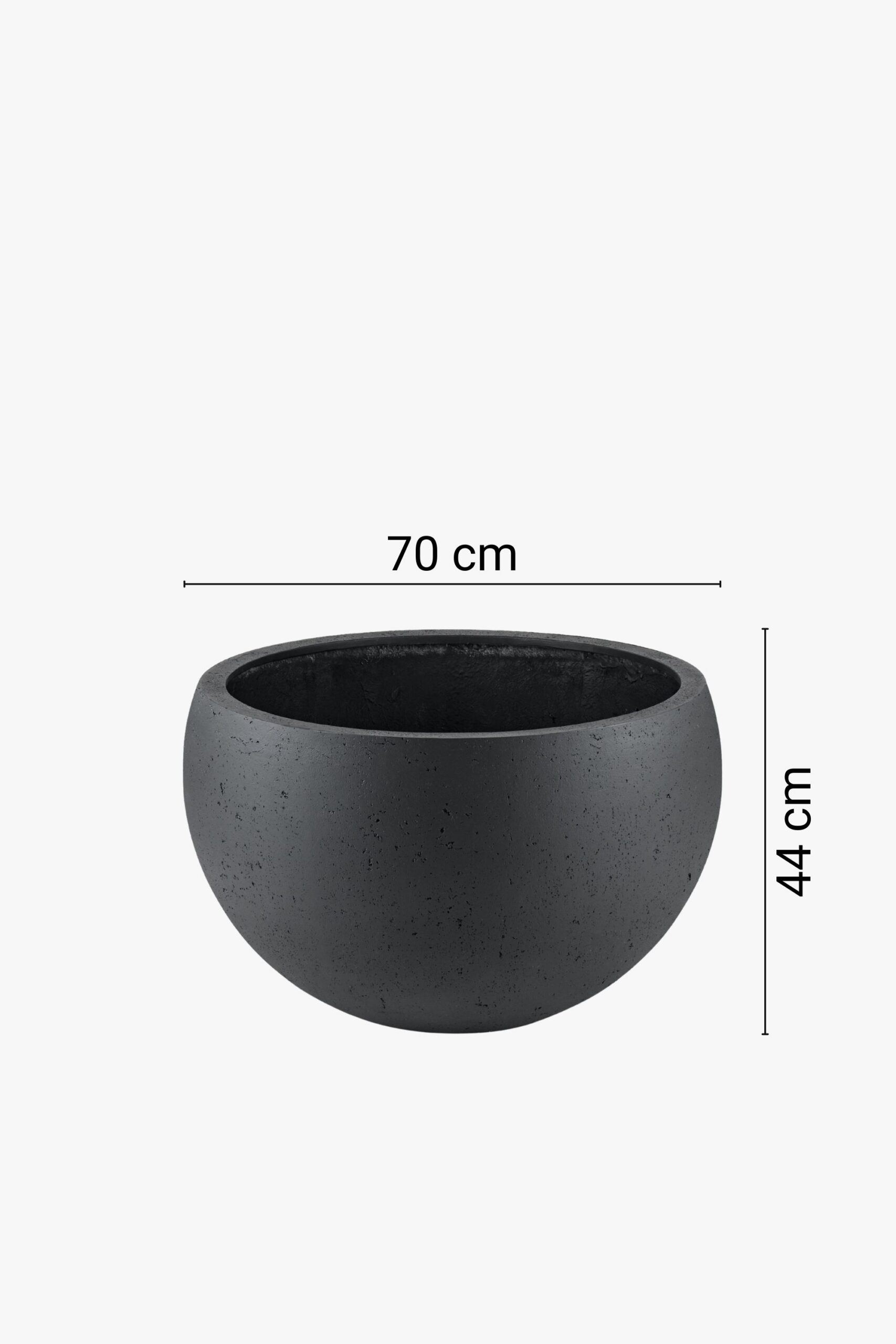Augstas bļodas formas puķu pods, 3 dažādi izmēri