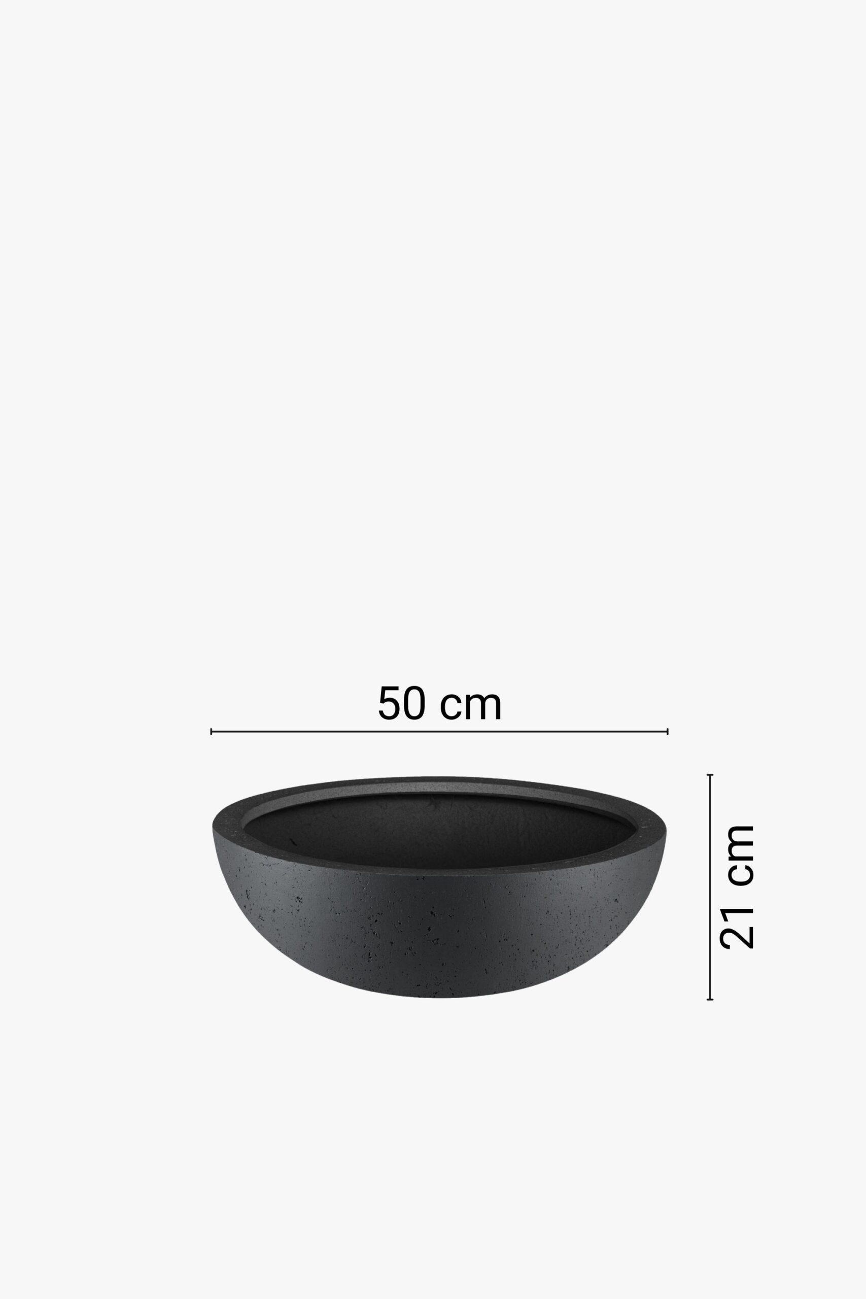 Zemas bļodas formas puķu pods, 2 dažādi izmēri
