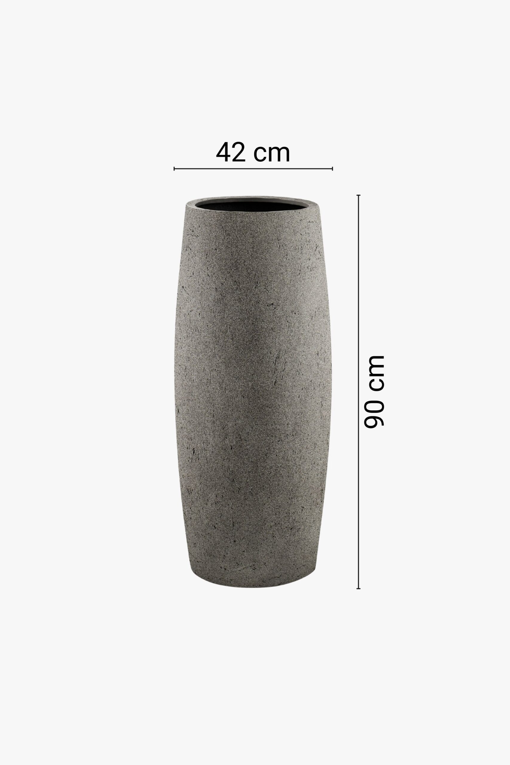 Modernas vāzes formas puķu pods, 3 dažādi izmēri
