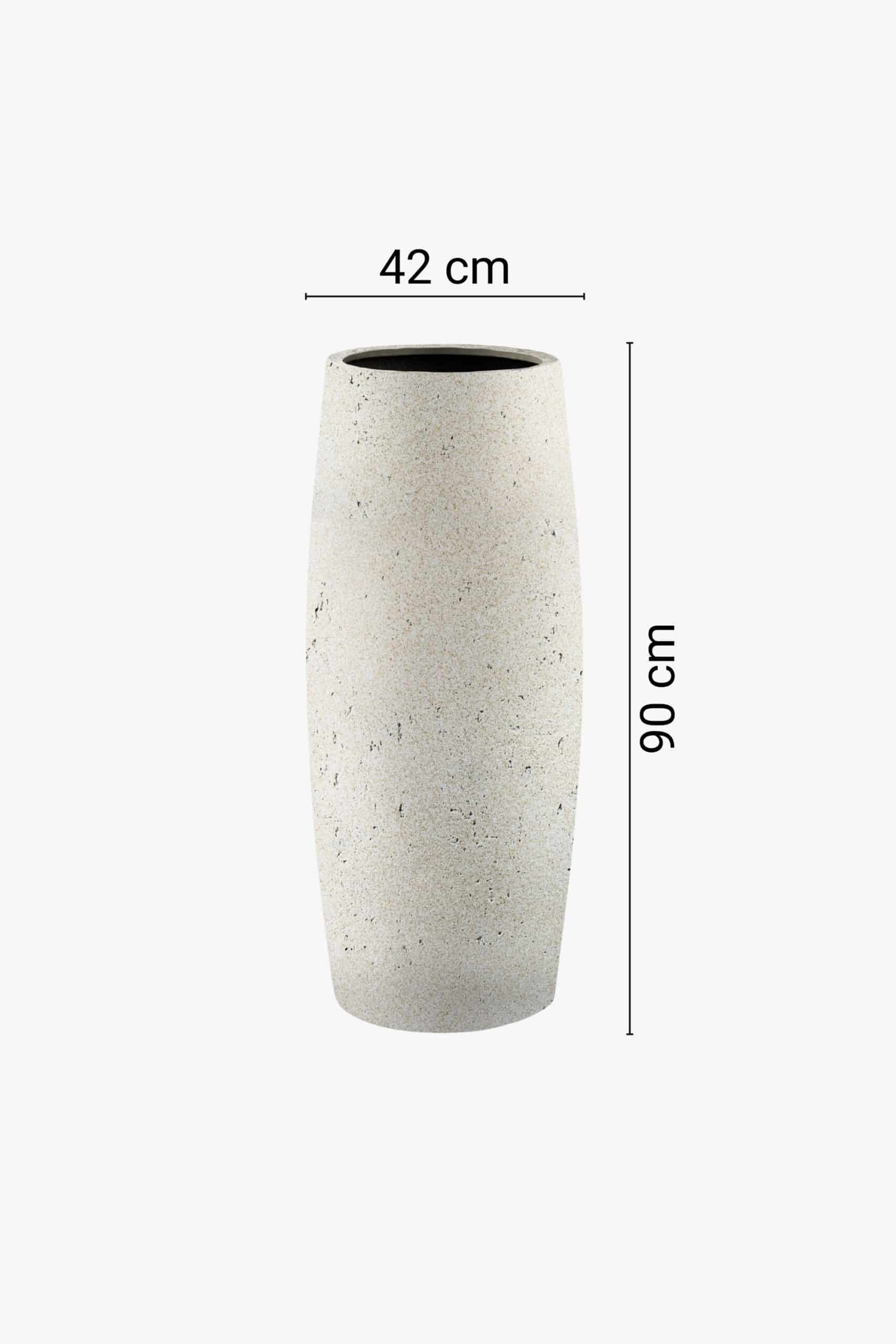 Modernas vāzes formas puķu pods, 2 dažādi izmēri