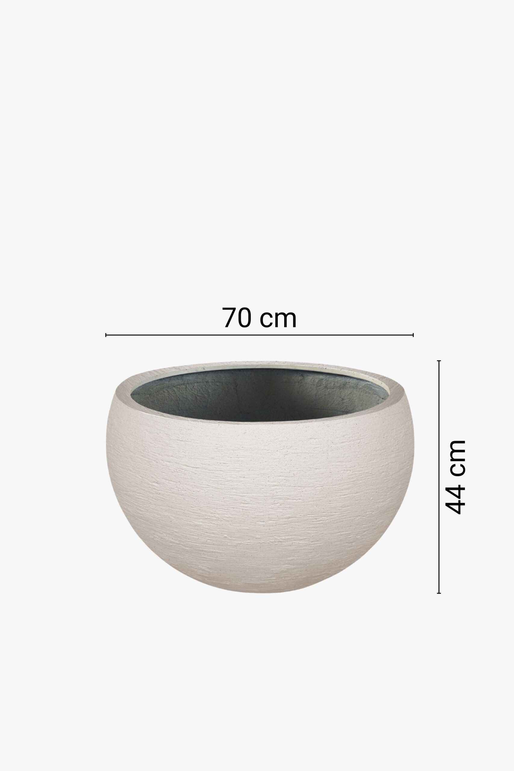 Augstas bļodas formas puķu pods, 3 dažādi izmēri