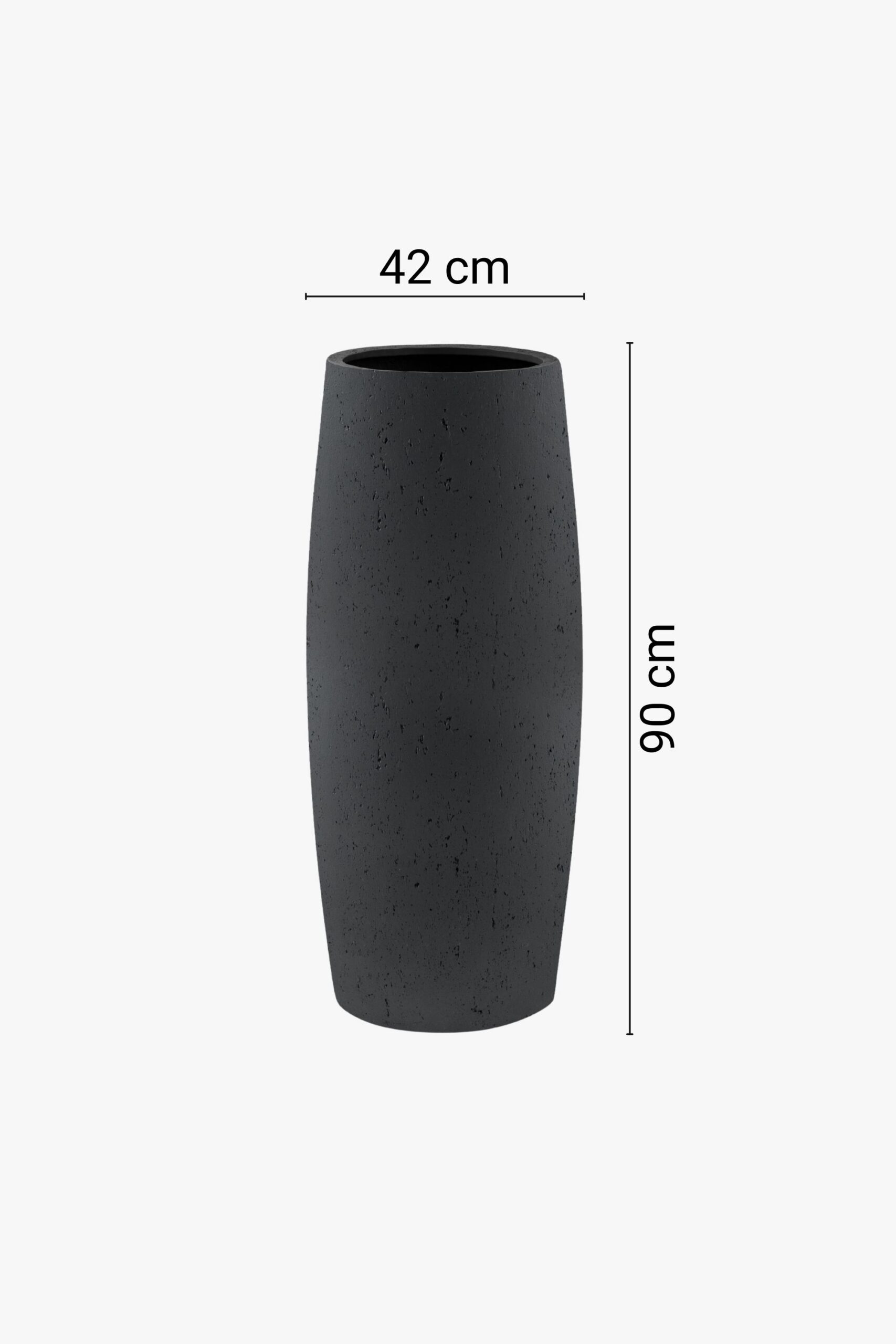 Modernas vāzes formas puķu pods, 3 dažādi izmēri