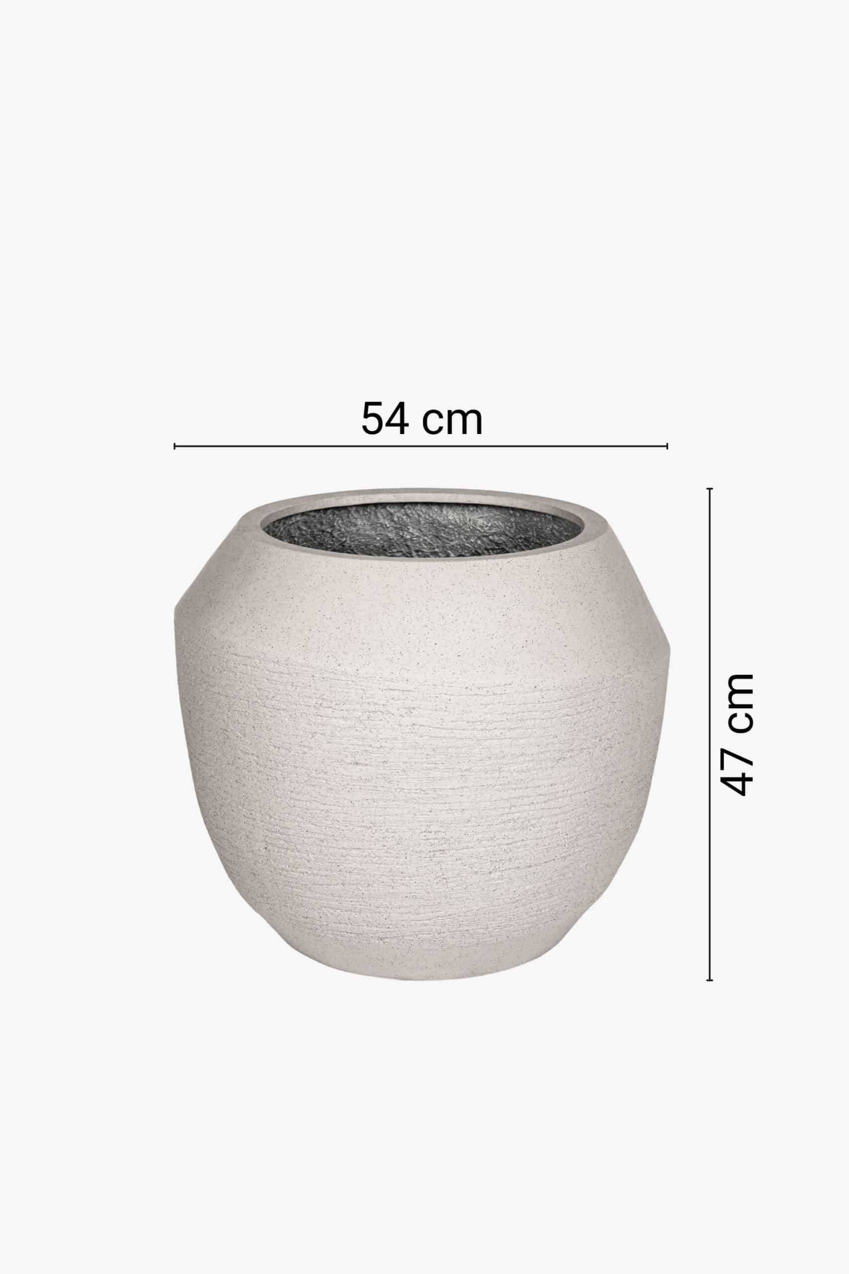 Organiskas formas puķu pods, 2 dažādi izmēri