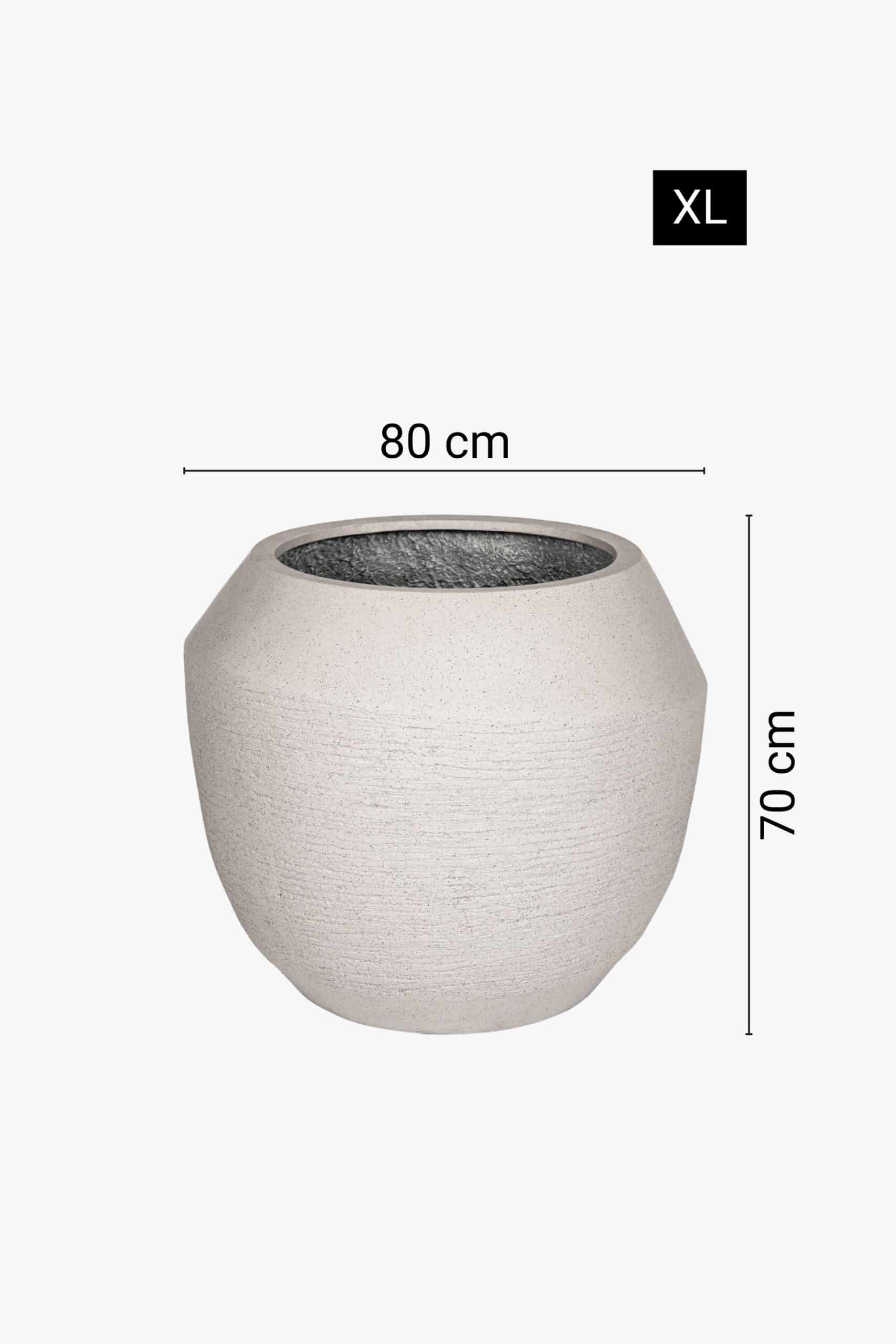 Organiskas formas puķu pods, 2 dažādi izmēri