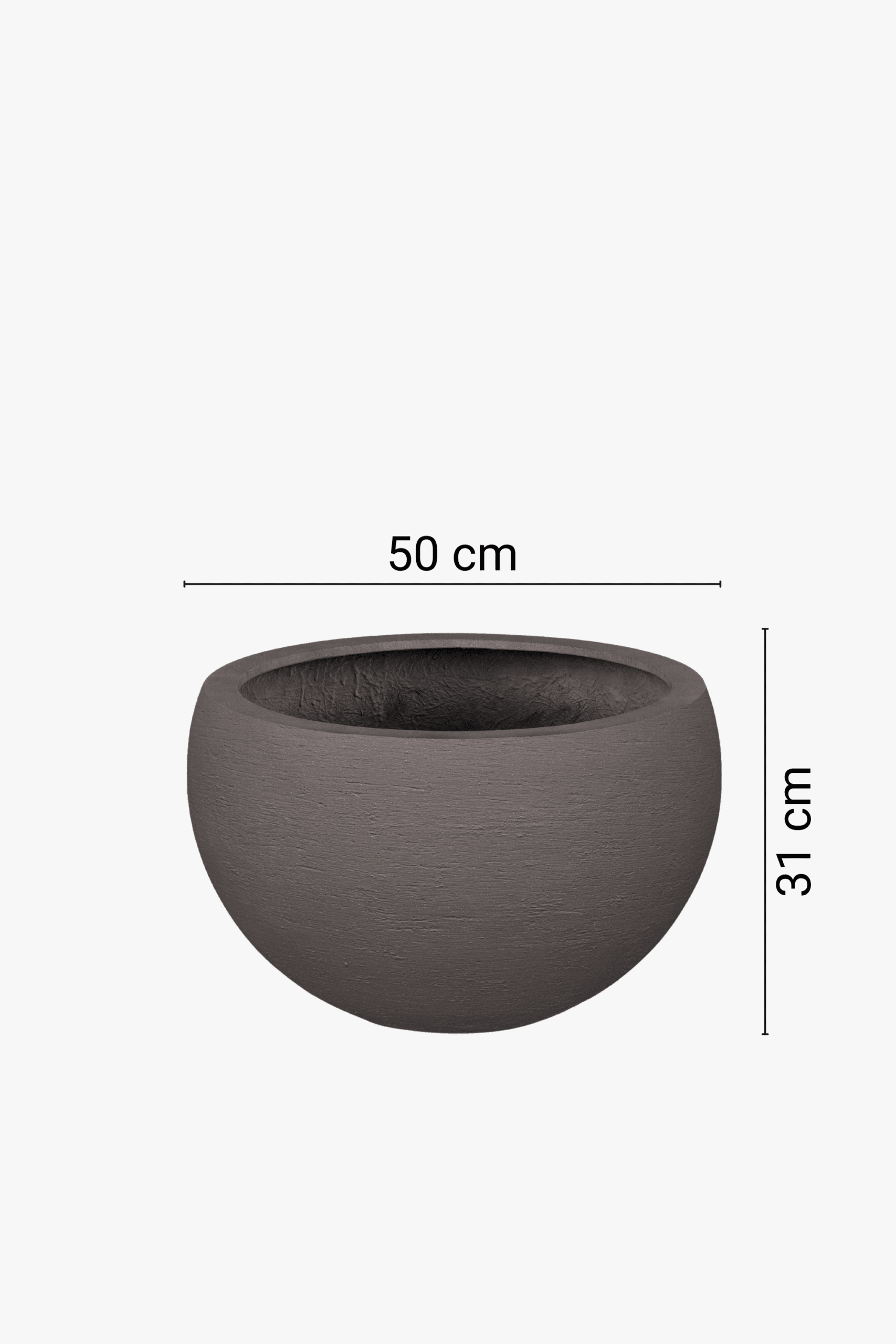Augstas bļodas formas puķu pods, 2 dažādi izmēri