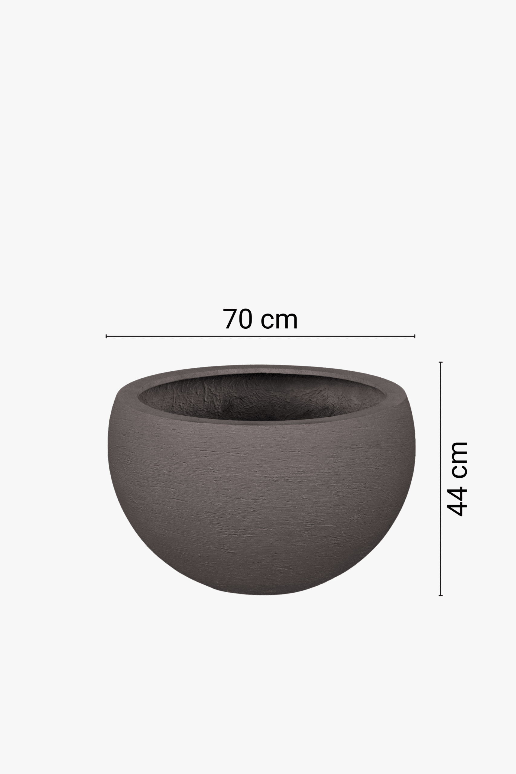 Augstas bļodas formas puķu pods, 2 dažādi izmēri