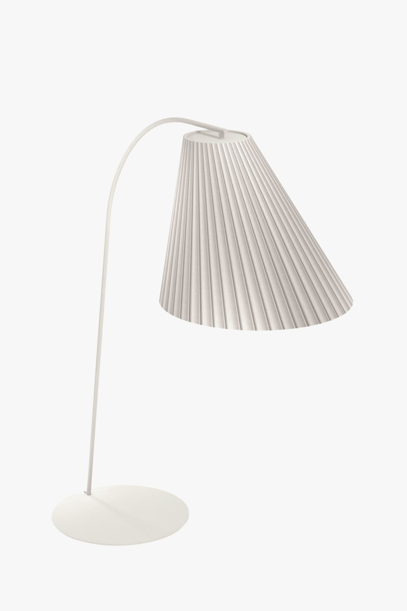 Balta atmosfēriskā apgaismojuma ārtelpas stāvlampa